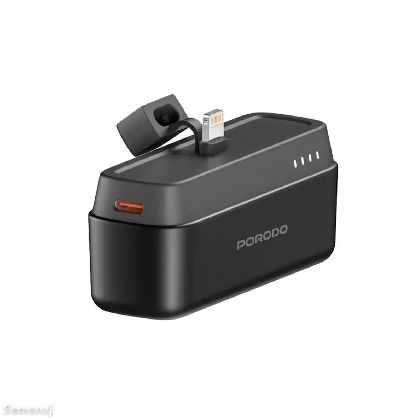 Повербанк Porodo 5000mAh Power Bank with Lightning Connector черный