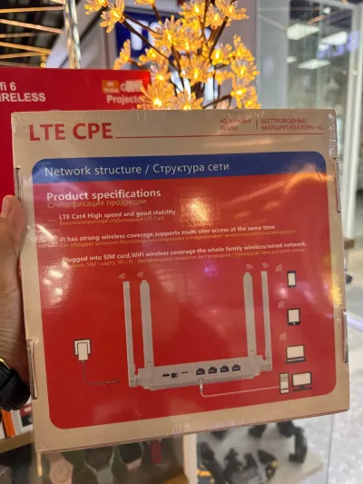 Wi-Fi Роутер LTE с встроенным аккумулятором 5000 mah — миниатюра 2