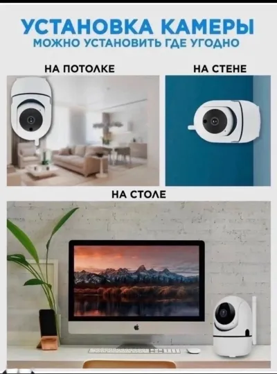 Поворотная Wi-fi камера с Full HD — миниатюра 5