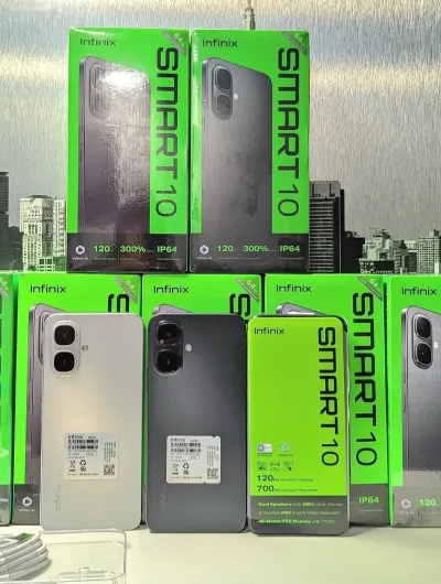 Infinix Smart 10 3+3/64gb black — миниатюра 2