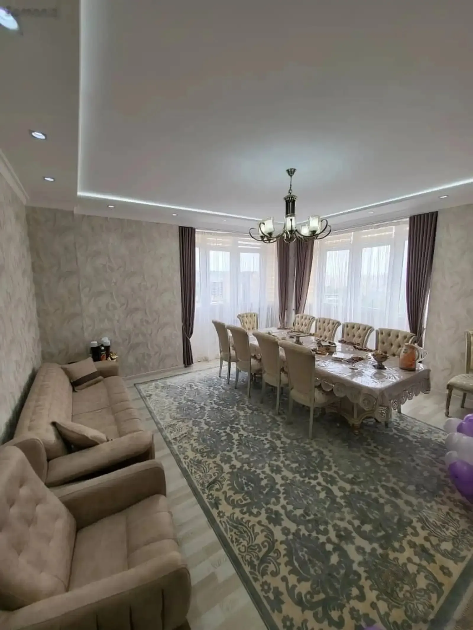 3-комн. квартира, 17 этаж, 147м², Шохмансур
