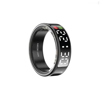 Умное кольцо Green Lion Smart Ring Pro With Digital Display 11, черный — миниатюра 2