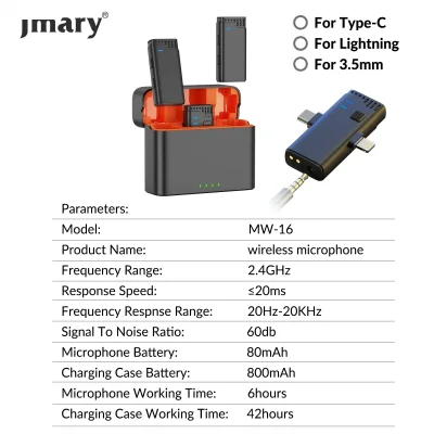 Беспроводной микрофон универсальный Jmary MW 16
