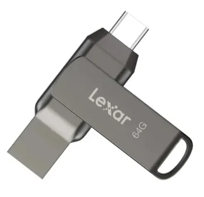 USB Type-C Флешь накопитель Lexar 64GB D400 USB 3.2 Gen 1