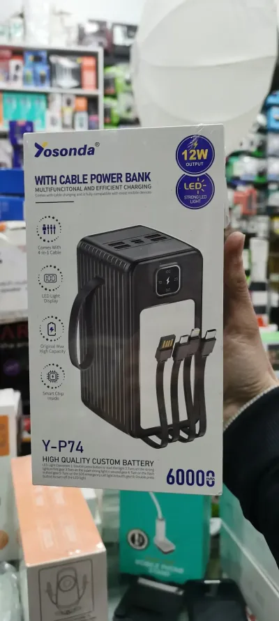Внешний аккумулятор Power Bank Osonda Y-P 74 60.000 mAh — миниатюра 1