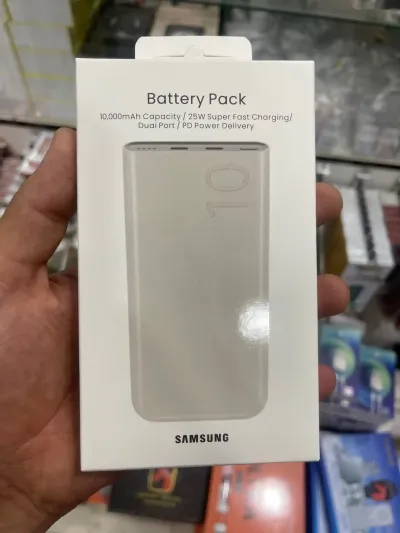 Внешний аккумулятор 10000mah с быстрой зарядкой Samsung Battery Pack 25w — миниатюра 1
