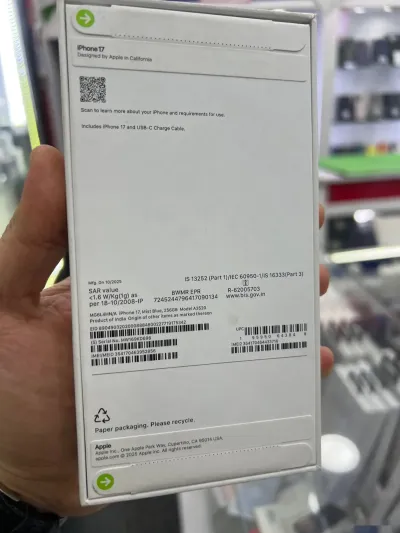 Apple iPhone 17, 256 gb, Mist Blue — миниатюра 2