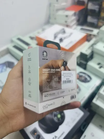Электронный тасбих Green Lion smart zikr ring with oled display — миниатюра 2
