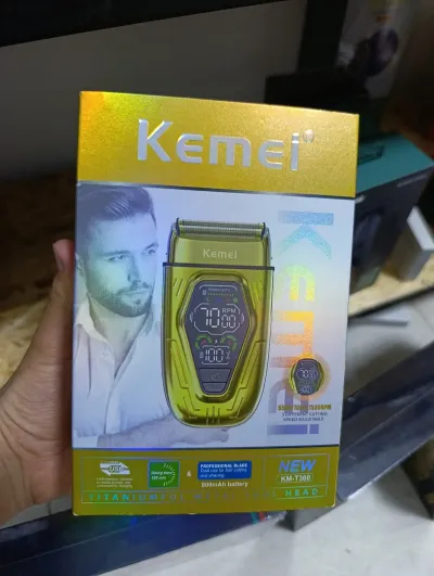 Электробритва Kemei KM-T360 золотистый