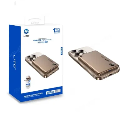 Внешний аккумулятор MagSafe wireless Lito LP08 5000 mah — миниатюра 1
