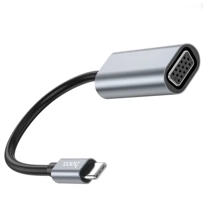 Кабель Hoco UA21 Type-C to HDMI 13см серый