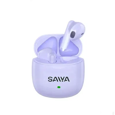 Беспроводные наушники Saiya T10 фиолетовый — миниатюра 2