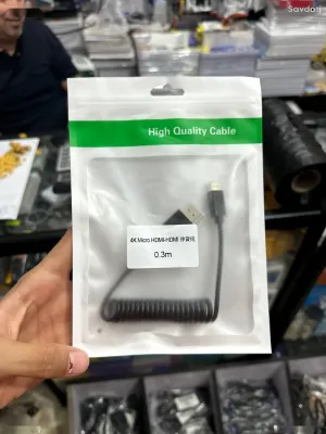 Кабель 4K Micro HDMI-HDMI 0.3