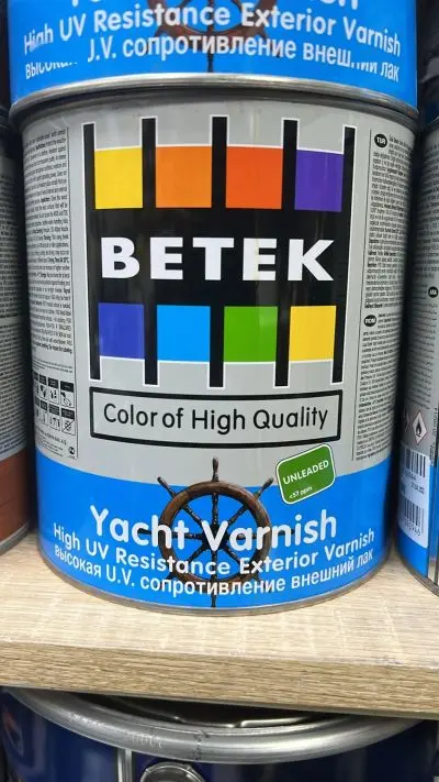 Прозрачный глянцевый лак Betek