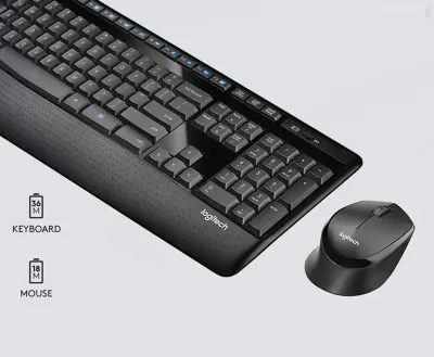 Logitech MK345 беспроводная клавиатура мышь — миниатюра 3