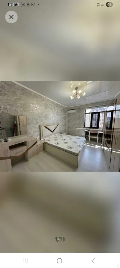 2-комн. квартира, 11 этаж, 68м², шохмансур — миниатюра 1