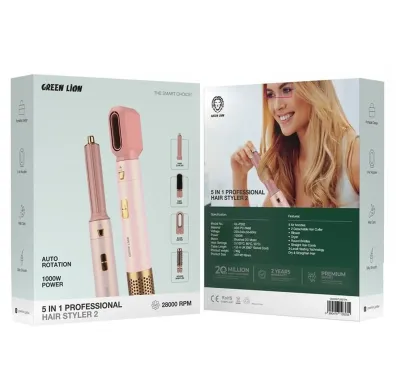 Многофункциональный Стайлер 5 в 1 Green Lion Professional Hair Styler 2