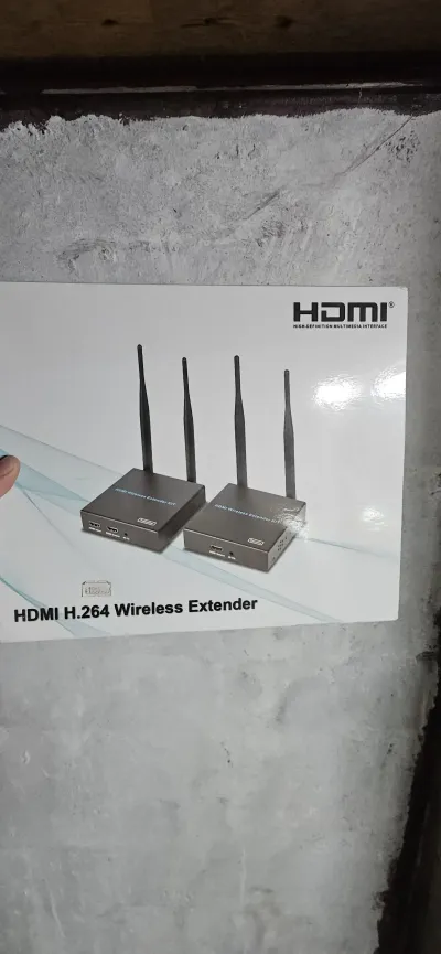 Беспроводной HDMI удлинитель 200m HDMI Wireless Extemder — миниатюра 8