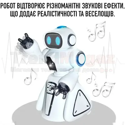 Робот с яркими световыми и звуковыми эффектами на радиоуправлении — миниатюра 2