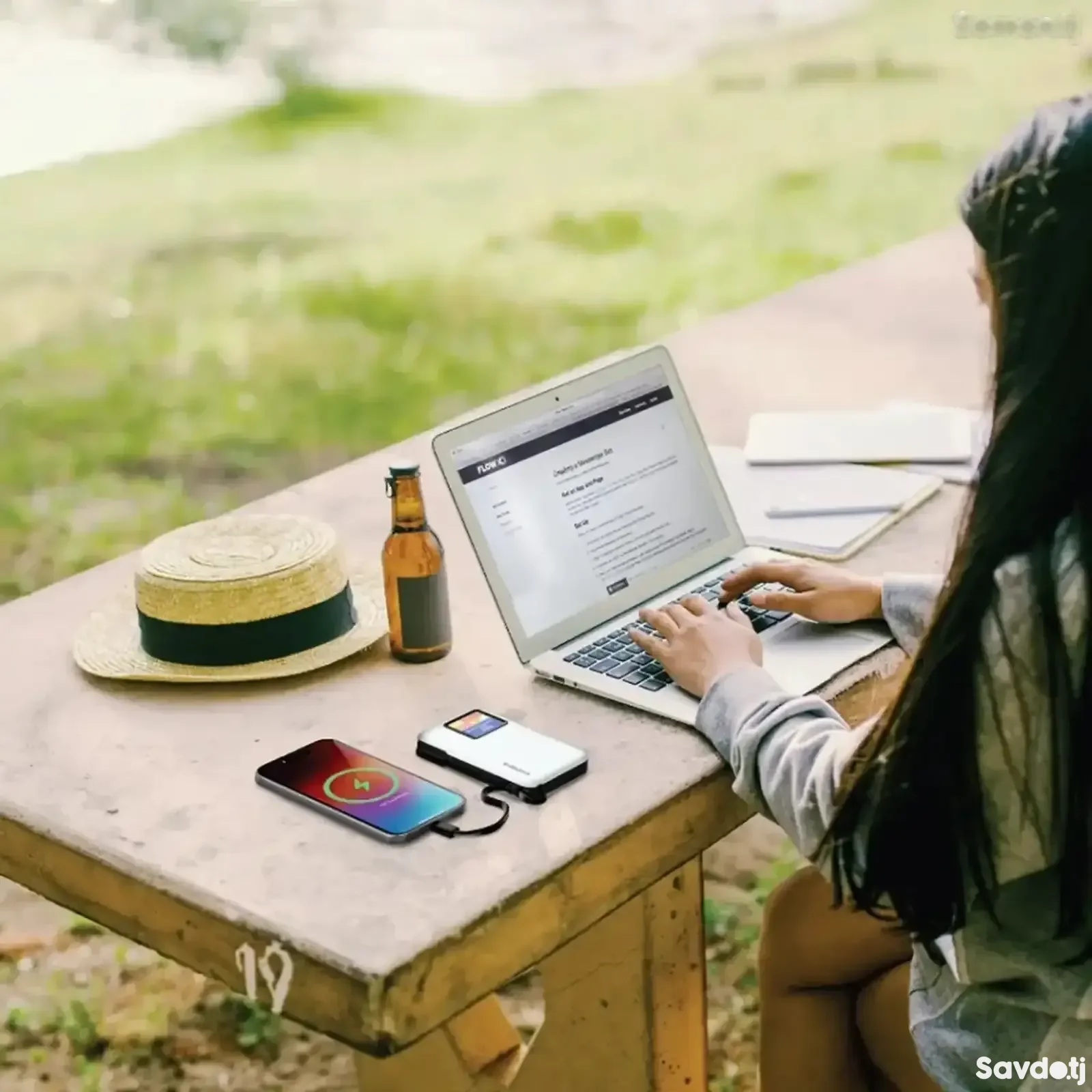 Карманный роутер с Power Bank Porodo 4G LTE | WiFi 6 Pocket Router with 10000mAh