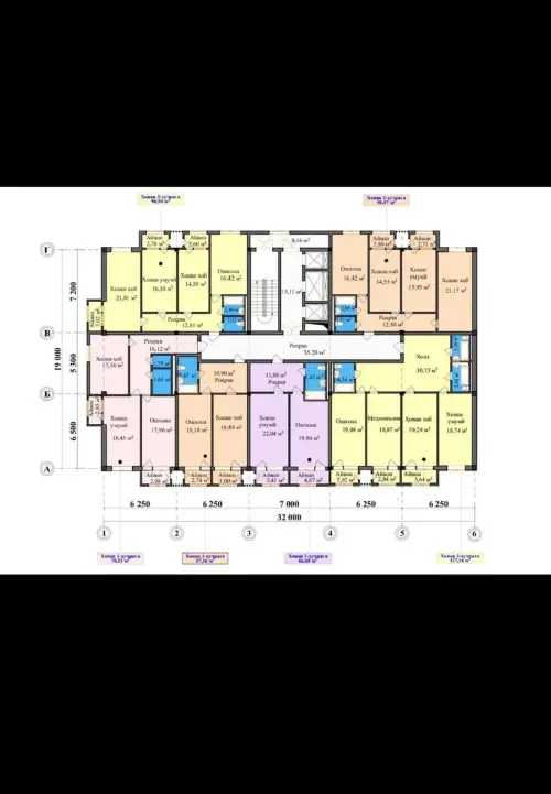 1-комн. квартира, 10 этаж, 58 м², Шохмансур Гуля Голд