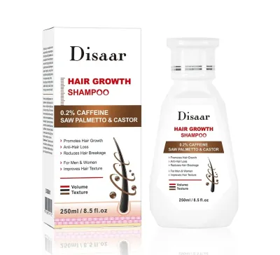 Шампунь Disaar Hair Growth Shampoo с кофеином и экстрактом пальмы сереноа
