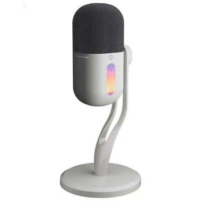 Игровой микрофон Porodo Gaming Elyx USB Condenser Microphone with RGB Lights, бе — миниатюра 2