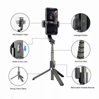 Стабилизатор для смартфонов Gimbal Stabilizer L08 — миниатюра 3
