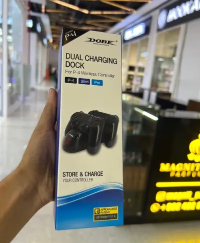 Зарядная станция для 2-х геймпадов PS4 Dual Charging Dock