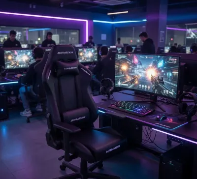 Игровое кресло DXRacer Hammer Black