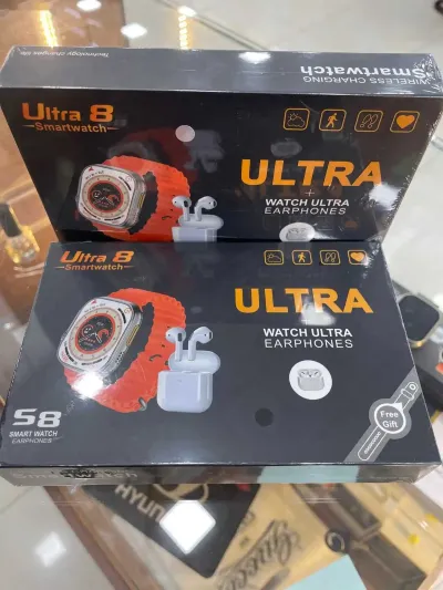 Смарт часы Watch 8 Ultra с Беспроводными наушниками — миниатюра 1
