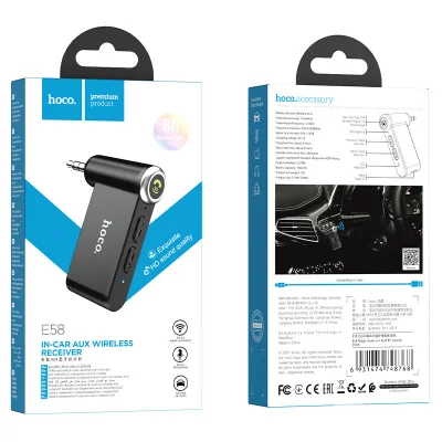 AUX Bluetooth адаптер Hoco E58
