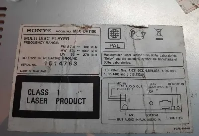 Автомагнитола Sony xplod