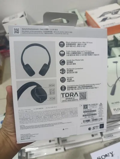 Беспроводные наушники Sony wh ch520 черный — миниатюра 2