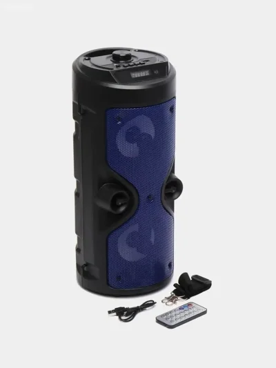 Портативная колонка bt speaker zqs-4209 bluetooth, fm, mp3 и подсветкой