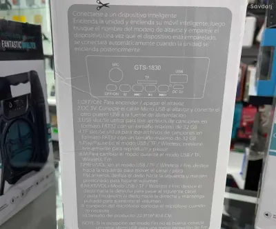 Колонка Wireless GTS-1830