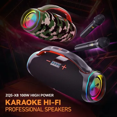 Беспроводная колонка ZQS-X8 с Bluetooth, 100 Вт — миниатюра 5