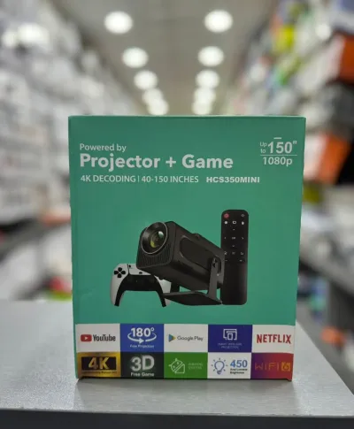 Портативный проектор Game Projector M300 MAX с играми