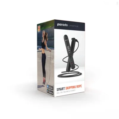 Умная скакалка с голосовым управлением Porodo Smart Voice Jump Skip Rope — миниатюра 3