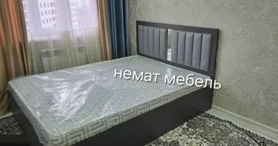 Двухспальная кровать с медицинским матрасом