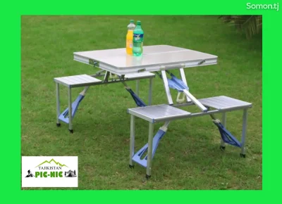 Стол туристический складной со стульями Coolwalk Pro-Plus 135х82х67см