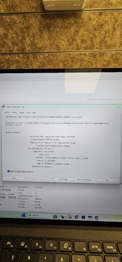 Ноутбук Dell XPS 9530 i7 13gen — миниатюра 3