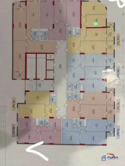 2-комн. квартира, 11 этаж, 70 м², Сино Казокон — миниатюра 4