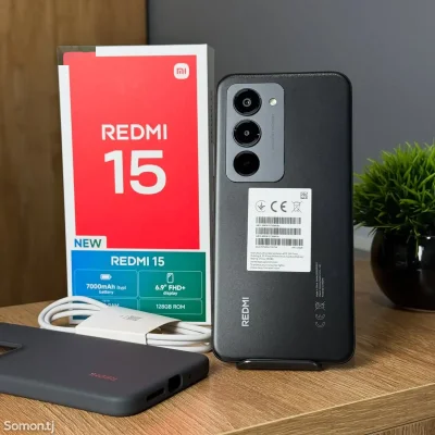 Xiaomi Redmi 15 12/128Gb Black 7000Мач