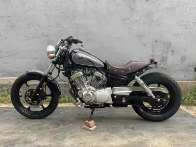 Мотоцикл Yamaha250 retro — миниатюра 4