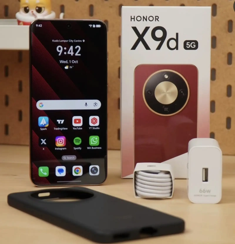 Honor X9d 5G 12+12/256Gb black 8300мач