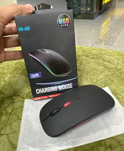 Беспроводная мышка Charging mouse RGB , Bluetooth и USB
