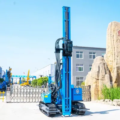 Машинаи ҳамрории сояфарории офтобӣ Solar Pile Driver — миниатюра 3