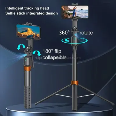 Селфи-штатив Q13 -Трипод с AI-автоотслеживанием лица — миниатюра 1