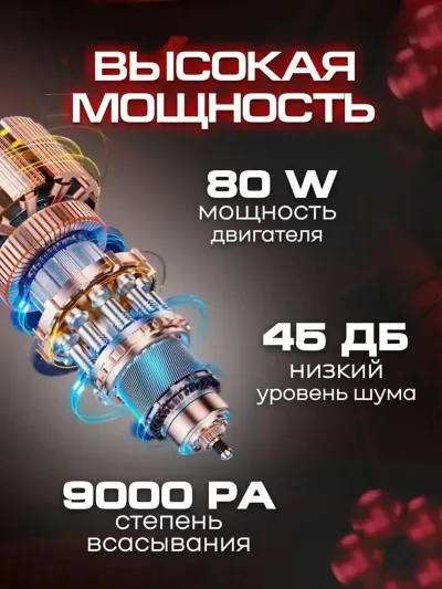 Пылесос автомобильный — миниатюра 6